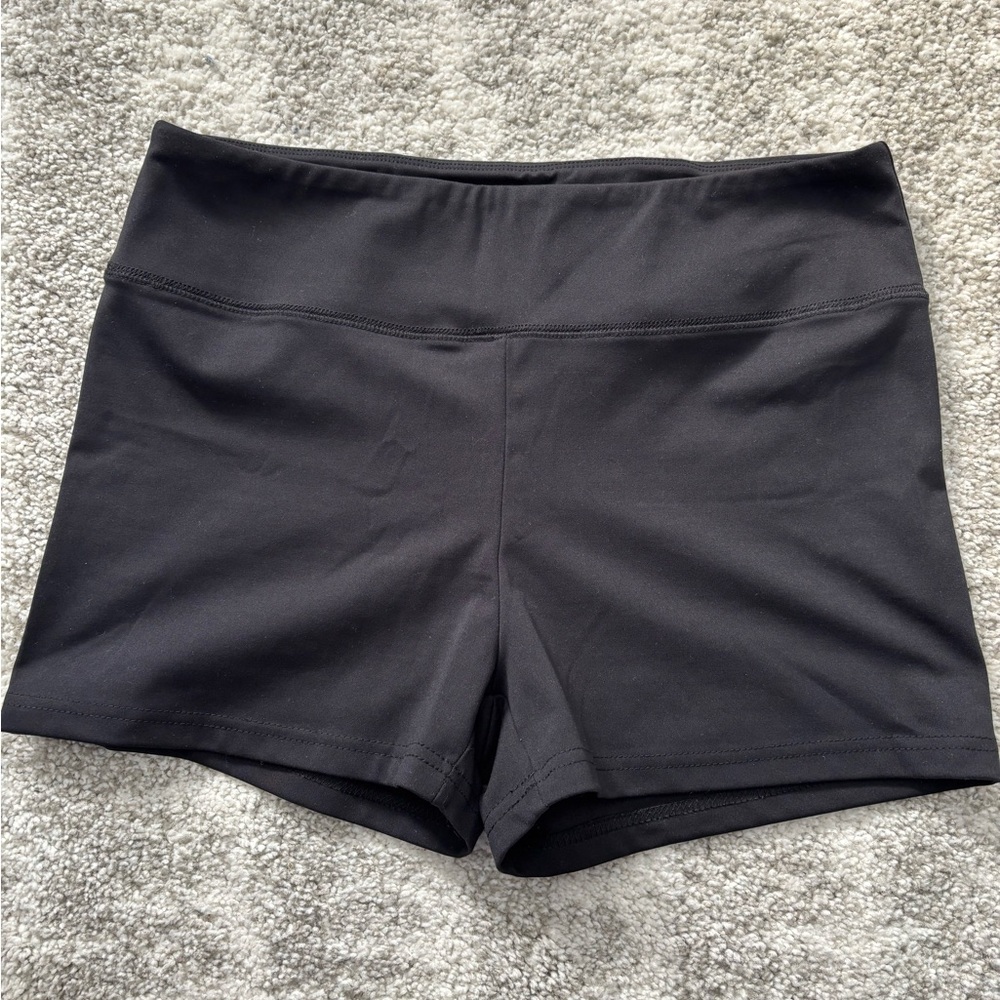 Garage Black Athletic Booty Shorts